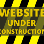 Imagen que alerta de la necesidad de una especificación de requerimientos de sitios web mediante el mensaje "sitio web en construcción"
